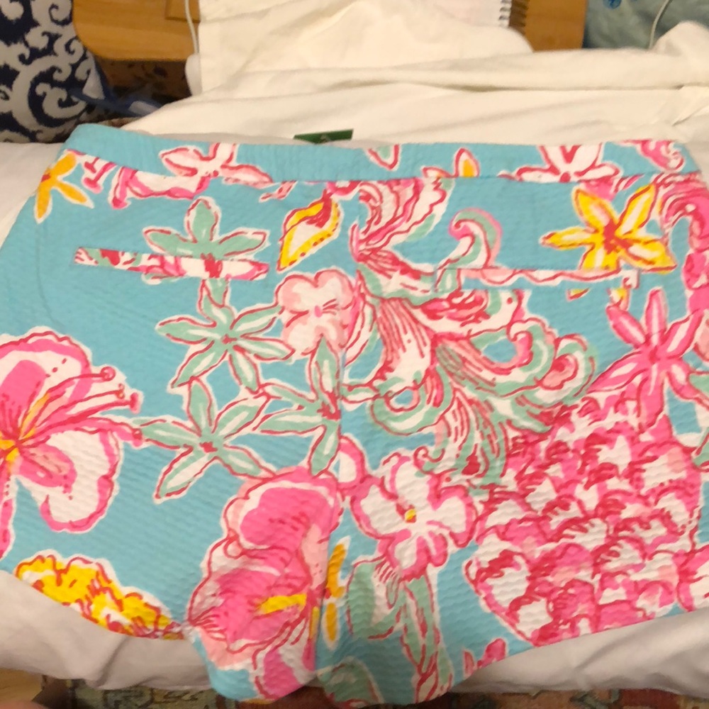 NWT Lilly Pulitzer breakwater blue Adie shorts - Picture 3 of 3